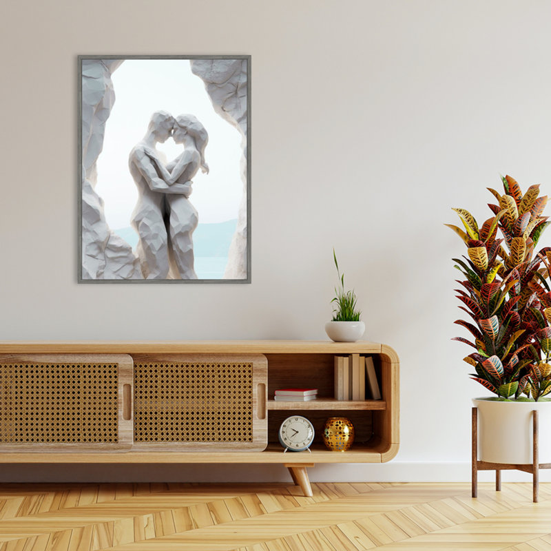 «Paris» par Wrenn, reproduction d'art sur toile encadrée, H 42 po x l 32 po