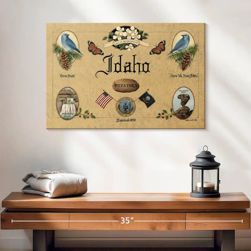 Idahoe, 16" H x 24" W