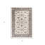Tapis floral gris et ivoire Ajoni-1455207795