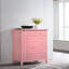 Charmant coffre de rangement rose pour tout espace-1963540266