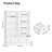 Akxel 47.2" W 3-Drawer Wood Grain Bookshelf-1625577716