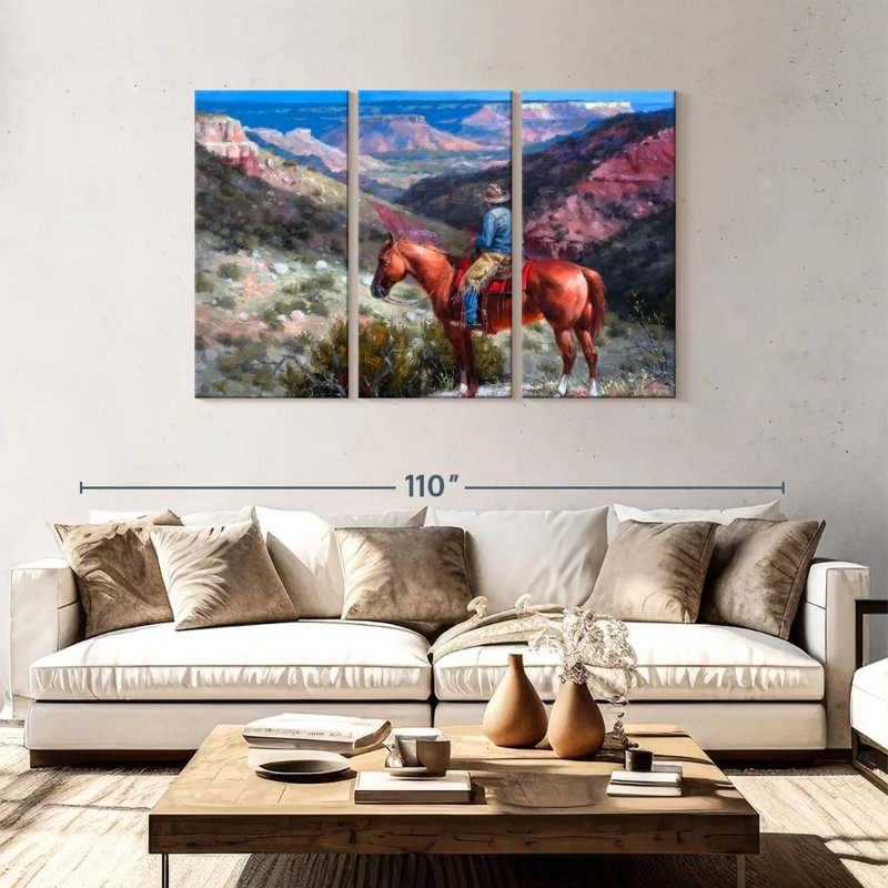 Lelar Mighty Pretty Spot, 48" H x 74" W