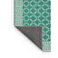Tapis blanc/vert contemporain-602371872