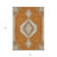 Tapis oriental lavable intérieur brun cuivré 8 pi x 10 pi