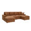 Sofa de coin Mountster avec deux poufs-991983606