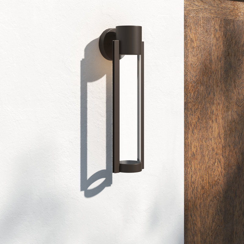 Eddy Aluminum 20'' H LED Outdoor Wall Light, Antique Bronze