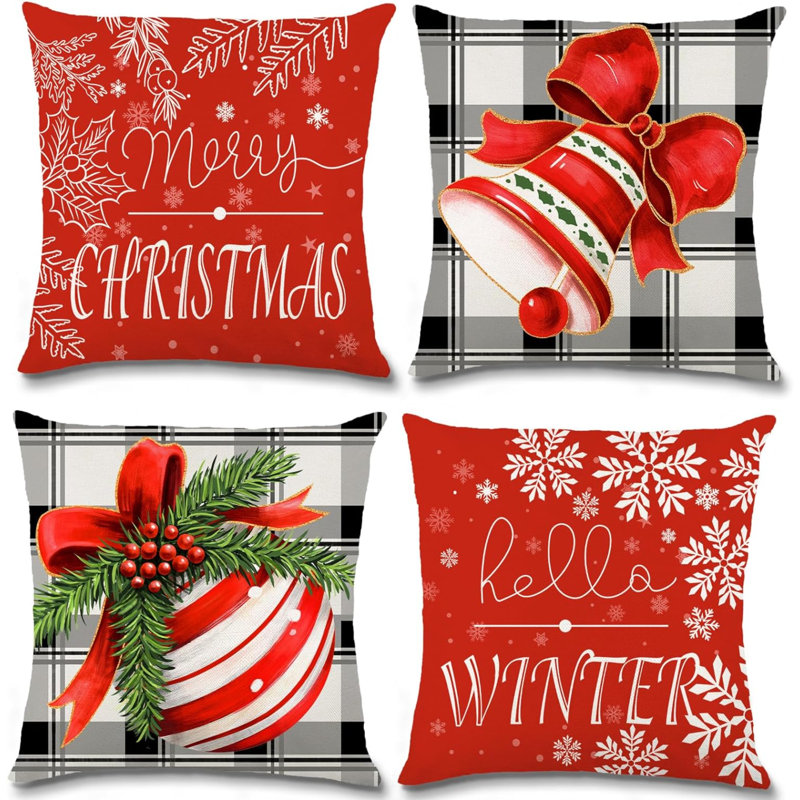 Checkered Pillow Cover