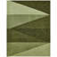 Arlo Hand Tufted Wool Geometric Area Rug in Green-942591205