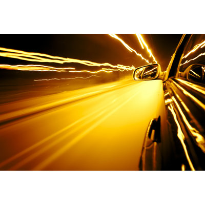 «Lights From Car» par Shansekala - Photographie sur toile tendue