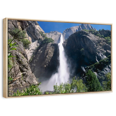 Low Angle View Of The Yosemite Falls