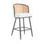 Tabouret de bar et de comptoir rembourré Cane-382988431-382988416-400685740