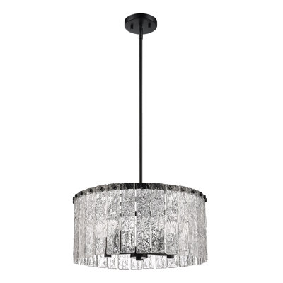 Luminaire suspendu tambour 5 lumières
