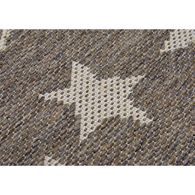Machine Woven Brown Indoor Rug