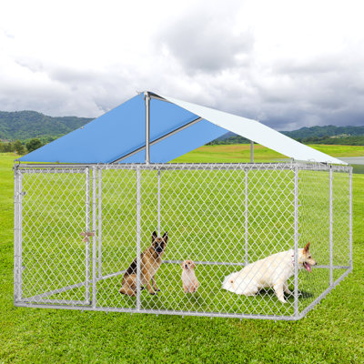 Metal Yard Kennel With Door