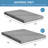 4 Inch Sleeper Sofa Mattress, Gel Memory Foam Mattress For Sofa, Pull Out Couch, Guest Bed, Rv, Boat-801057883