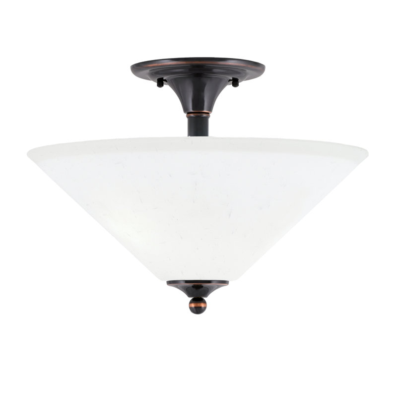 2 ampoules semi-encastrées avec verre Mannheim, Mousseline blanche, Cuivre noir