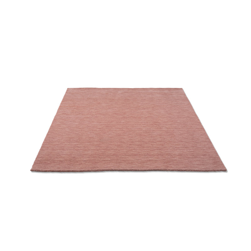 Rectangular Uniform Color Wool Hand Woven Area Rug, Rectangle 190cm x 290cm