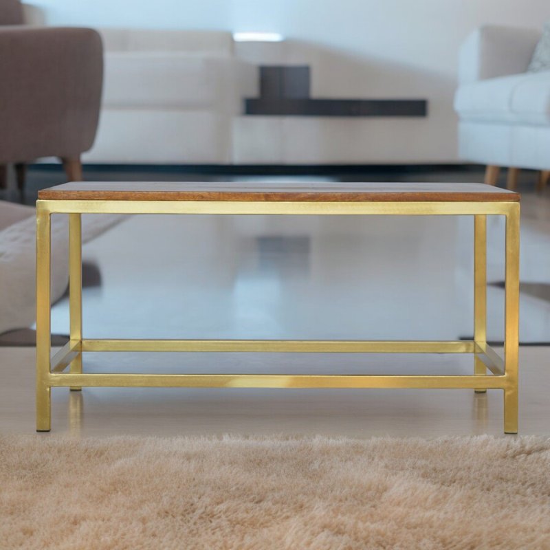 Cirincione Four Leg Coffee Table with Storage