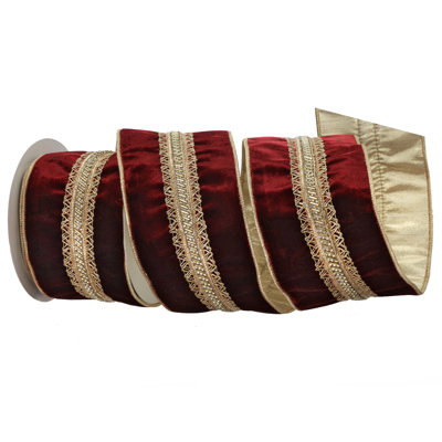 4"X5Y Beaded Jewel Trim Royal Velvet