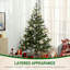 Arbre de Noël artificiel clairsemé avec base en acier-1845458870