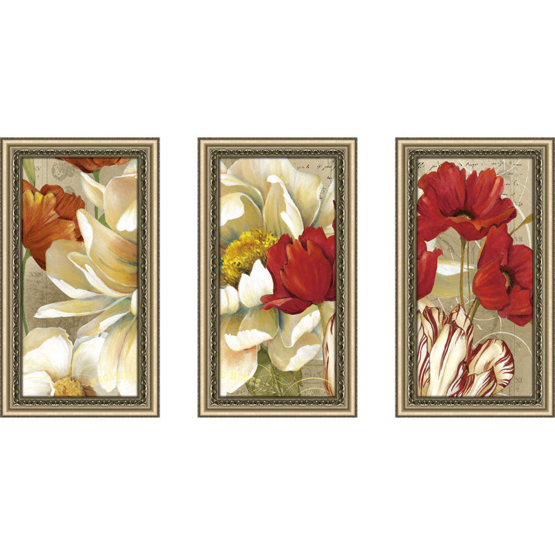 «Jardin II», reproduction de peinture à l'acrylique à multiples images, H 27,5 po x l 46,5 po x P 0,75 po