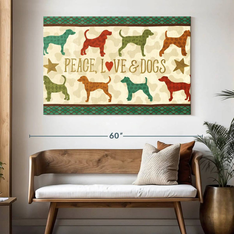Dogs Life, 34" H x 51" W
