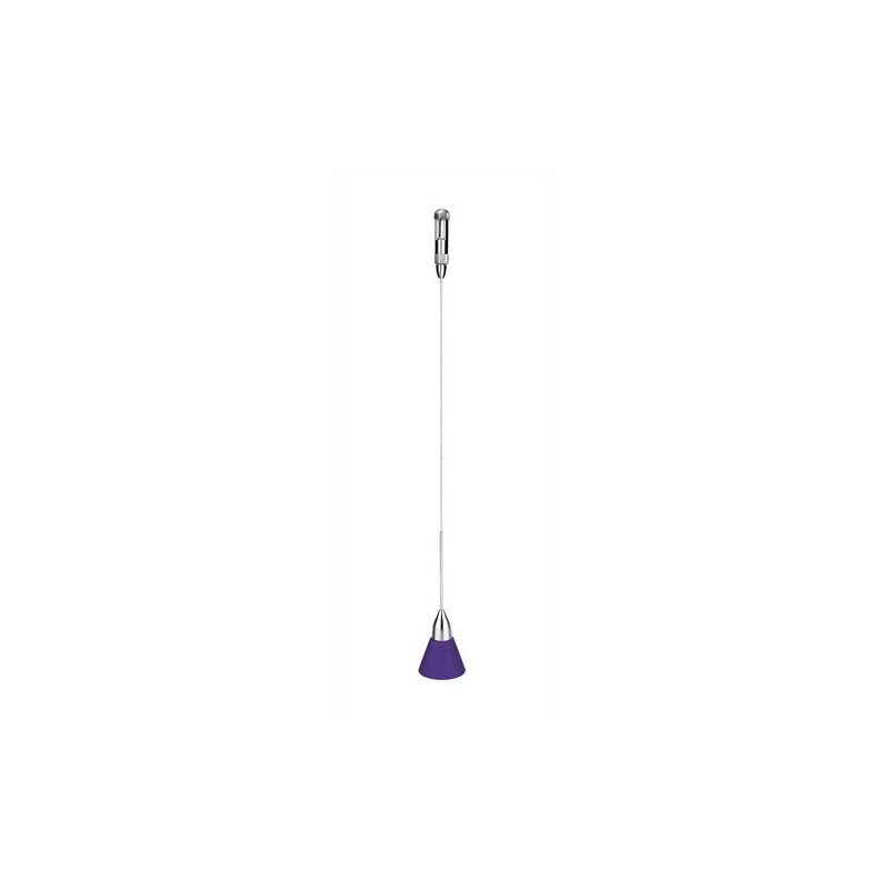 Mini-luminaire suspendu 1 lumière Sheereen, Bleu pâle