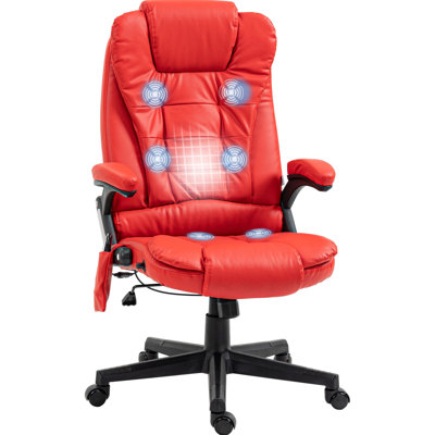 Chaise de bureau en cuir Pu