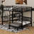 Full Over Twin Metal L-Shaped Bunk Bed With Built-In Desk, Shelves, And Ladder-995687951