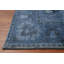 Tapis bleu fait à la main Oushak 5 x 8
