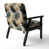 Monochrome Mirage Tropical Pattern III