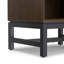 Table de chevet Mid-Century en bois massif avec tiroir Banting