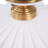 Amanda Lindroth Fancy Ruffle Flushmount