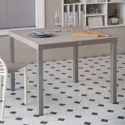 Square Outdoor Dining Table , 37.4 " W 37.4 " D