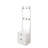 2-in-1 Coat Rack and Nightstand with Storage and Hooks