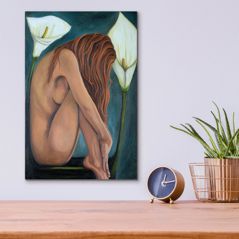 "Lilly" par Leah Saulnier, H 16 po x l 12 po x P 0,13 po
