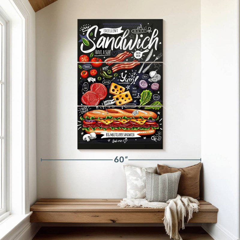 Yarlin Sandwich Sub, 50" H x 32" W