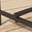 Banc d'extérieur en métal Khirsten (ensemble de 4)
