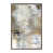 Toile avec cadre en bois brun