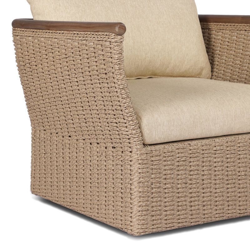 Elmira Outdoor Teak Swivel Lounge Chair