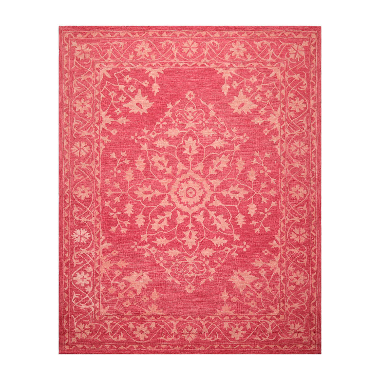 Red Barrel Studio® Hand Tufted Transitional Wool Oriental Area Rug ...