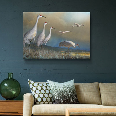 " Cranes In Sage "