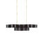 Lustre ovale blanc Grand Lotus-63992215