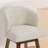 360° Swivel Upholstered Bar Stool With Solid Rubberwood Base, Spring-Cushioned Comfort, 350 Lb Capacity-1404512841