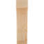Attelle de genou impériale brute 4 po x P 8 po x H 16 po, sapin Douglas-87149208-29309855-31229277