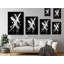 «White Wild Style Graffiti Brush Strokes», impression d'art mural moderne pour la maison et le bureau-2080901330