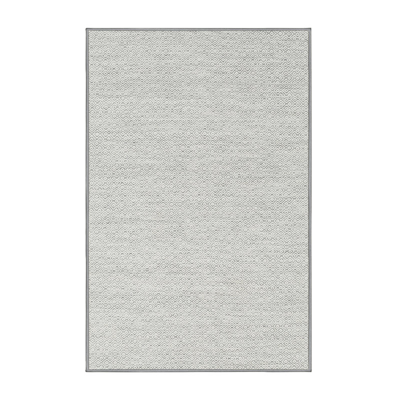 Tapis gris zone contemporaine, Rectangle 5 pi x 7 pi