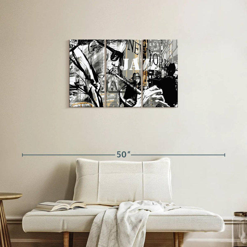 Abarca New York Jazz, H 20 po x l 33 po