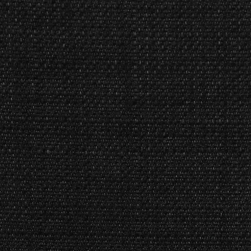 Chaise de travail en polyester Rouslan, Noir