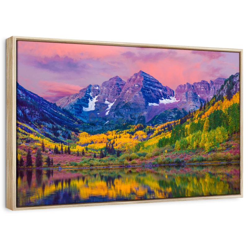 Alvord Maroon Bells Autumn Beauty, H 13 po x l 19 po